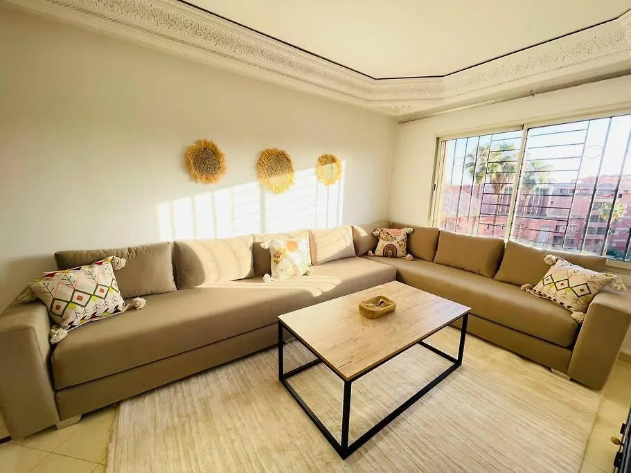 Cosy Appartement Centre Gueliz Avec Piscine Marakeş